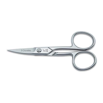 3 Claveles Tijeras Uñas Inox 4'