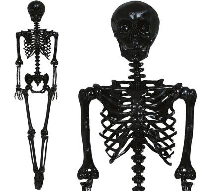 Esqueleto preto 90 cm
