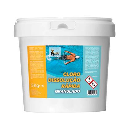Cloro dissolução rápida granulado para piscinas, GAZELLESYMBOL, Gazellesymbol