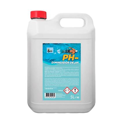 Diminuidor de pH líquido para piscina, GAZELLESYMBOL, Gazellesymbol