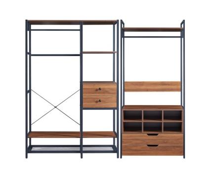 Conjunto de 2 bengaleiros larem com 4 gavetas e 6 compartimentos