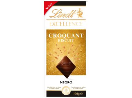 Chocolate Lindt Excellence Croquant Biscuit 100g