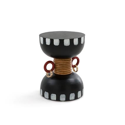 Mesa de apoio em madeira suar e rattan, Toumtamtoum-Toum, Mama Shelter X La Redoute Interieurs