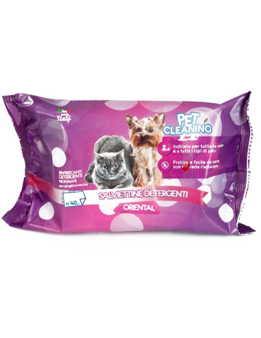Toalhetes De Limpeza Cães E Gatos - Oriental 35 Unidades