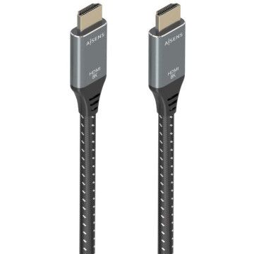 Cabo HDMI 2.1 8K Aisens A150-0877/ HDMI Macho - HDMI Macho/ 7m/ Cinza e Preto