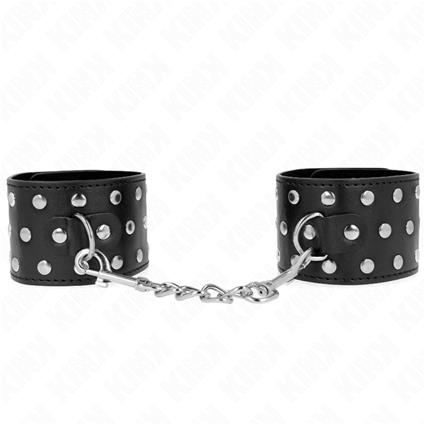 KINK - RETENÇÕES DE PULSO PUNK AJUSTÁVEIS 19-24 CM X 5,5 CM
