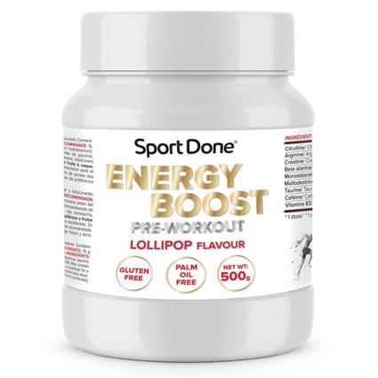 Sportdone Energia Pre Workout Lollipop 500g