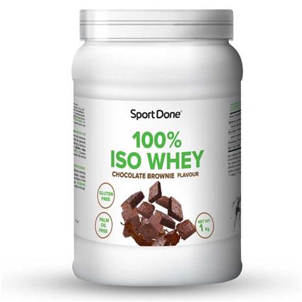 Sportdone Proteína 100% Whey Isolate Brownie De Chocolate 1kg