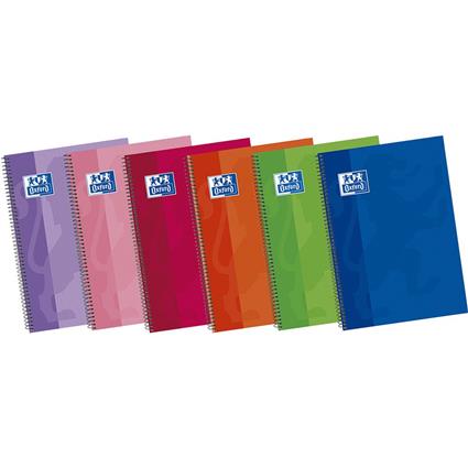 Oxford Hamelin A4 Notebooks Extrahard Cover 80 Sheets Pack Of 5 Colored Notebooks