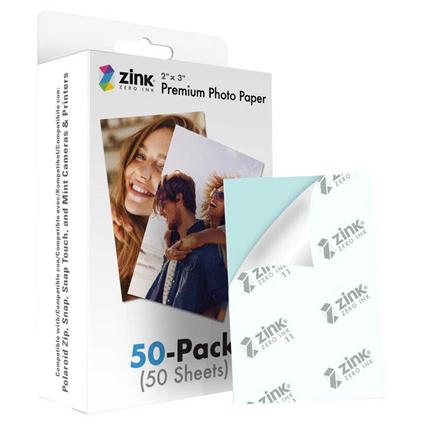 Zink Papel Fotográfico 2x3 50 Pack