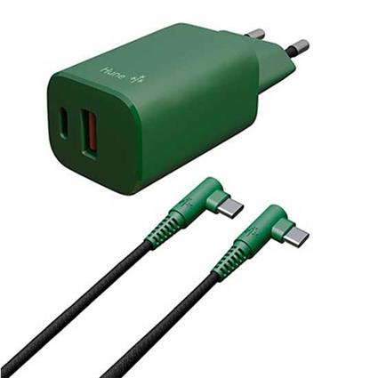 Hune Carregador De Parede Usb-a E Usb-c Eco 20w