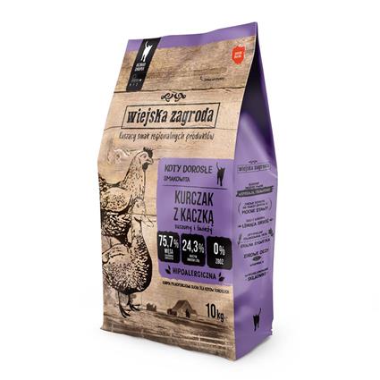 Wiejska Zagroda Frango De Granja Com Comida Para Gatos E Patos 10kg