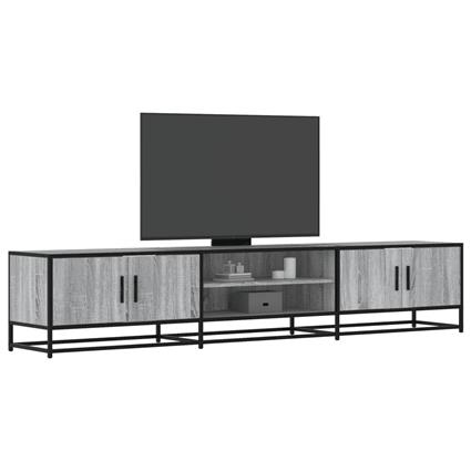 vidaXL Móvel de TV 210x35x41 cm derivados de madeira cinzento sonoma