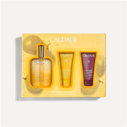 Caudalie Pack Esenc Nutricion Aceite Soleil + Gel Ducha + Tto Corp