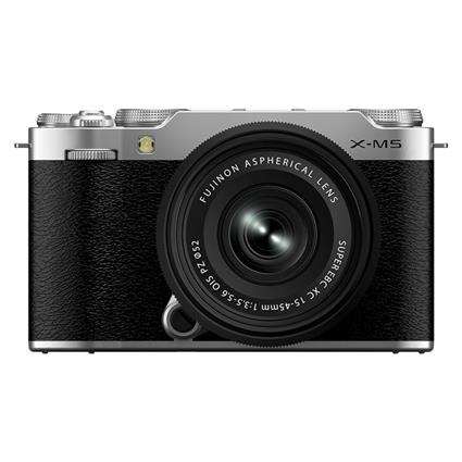 MÁQUINA FOTOGRÁFICA FUJIFILM X-M5 SILVER 15-45