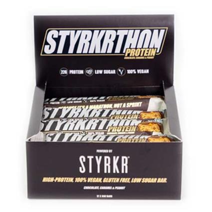 Styrkr Caixa De Barras De Proteína Styrkrthon Peanuts And Chocolate 12 Units