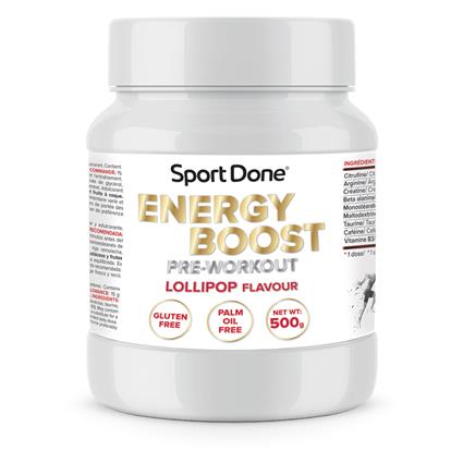 Sportdone Energia Pre Workout Lollipop 500g