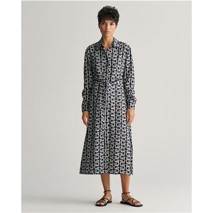 Gant Vestido De Manga Comprida G Patterned