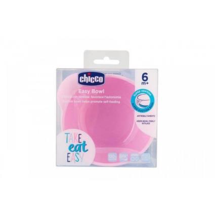 TAKE EAT EASY TIGELA SILICONE ROSA 6M+