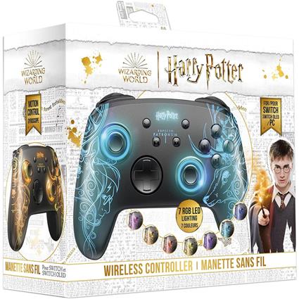 Freaks And Geeks Gamepad Sem Fio Para Nintendo Switch Harry Potter Patronus