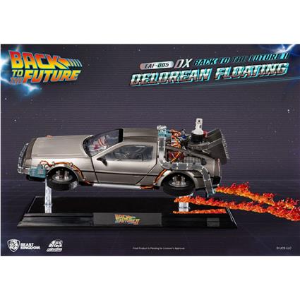 Beast Kingdom Toys Estátua Back To The Future Egg Attack Floating Back To The Future Ii Delorean Standard Version 20 Cm