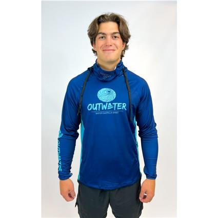 Outwater Camiseta De Manga Comprida Com Capuz Uv Guerilla Pro 50+