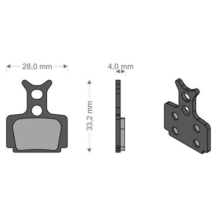 Brenta Ciclo Pastilhas De Freio A Disco Sinterizadas T1 Racing/r1/mega/rx/cura Formula