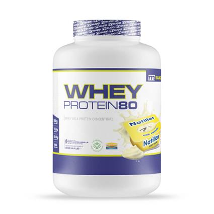 Mm Supplements Pó De Creme De Baunilha Whey Protein 80 2kg