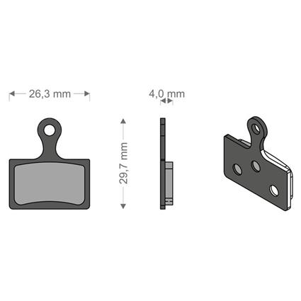 Brenta Ciclo Pastilhas De Freio A Disco Sinterizadas Durace/xtr/mcx1shimano/rever/tek