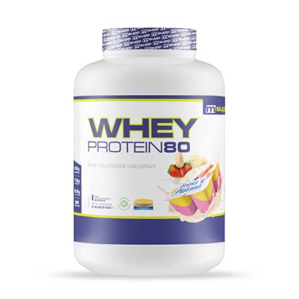 Mm Supplements Morango/banana Em Pó Whey Protein 80 2kg