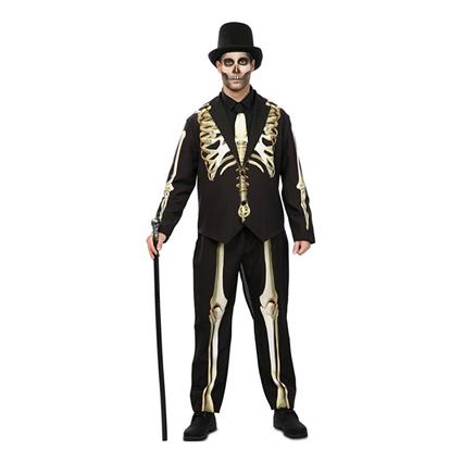 Euro Carnavales Fato De Esqueleto Engraçado