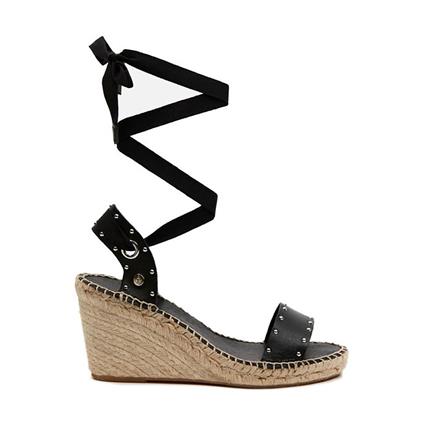 La Valeta Sandálias De Esparto Com Cunha Tina