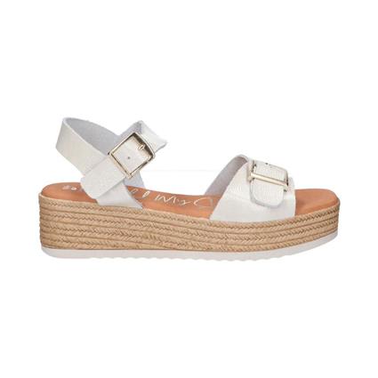 Oh My Sandals Sandálias De Esparto Com Cunha 5441