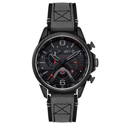 Avi-8 Relógio Av-4056-0b Quartz 44mm