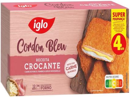 Crocantes Iglo De Porco Cordon Bleu 376g