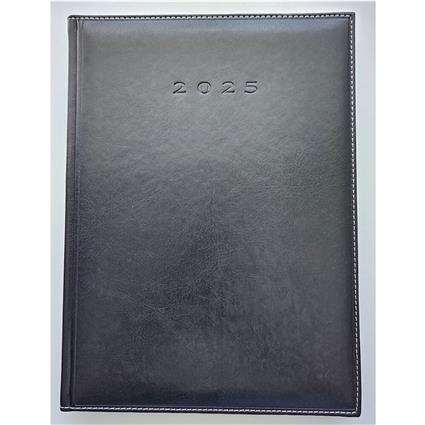PAPIRO Agenda Semanal New Gold, 197 x 265 mm, Preto