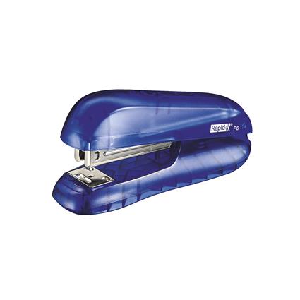 Agrafador 24/6 20 Folhas Rapid F6 Azul Transparente
