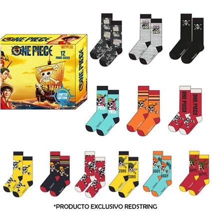 New Import Caixa De Presente One Piece Meias 12 Pares