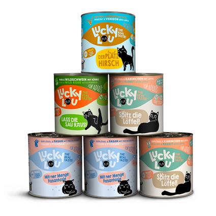 Lucky Lou Adult 6 x 800 g - Wild Mix (4 variedades)