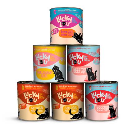 Lucky Lou Adult 6 x 800 g - Tasty Mix (4 variedades)