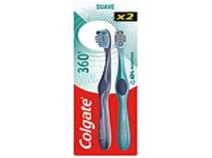 Escova De Dentes Colgate 360 Suave Pack 2un
