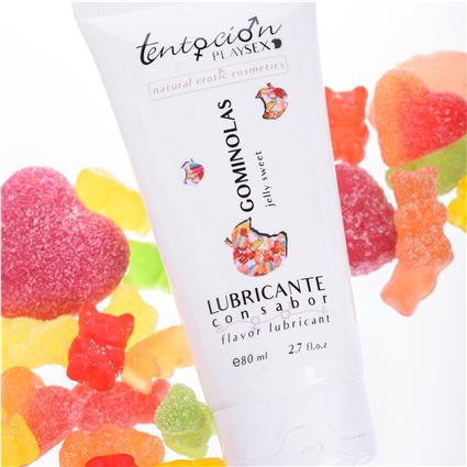 LUBRIFICANTE COM SABOR A GOMAS 80ML TENTACI?N PLAY SEX