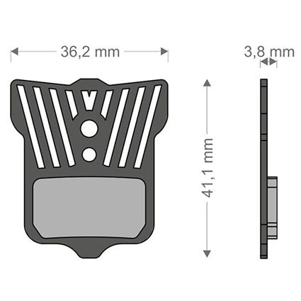 Brenta Ciclo Pastilhas De Freio A Disco Light Tech Elixir 9/7/cr/xx/x0/t/tl Avid/sram