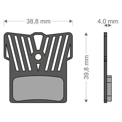 Brenta Ciclo Pastilhas De Freio A Disco Light Tech Xtr/k-force/mcx1 Shimano/fsa/rever