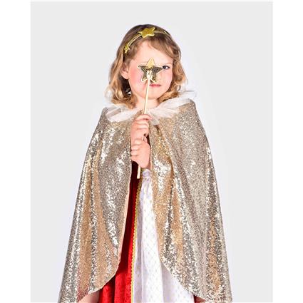 Den Goda Fen Fantasias De Princesa Com Capa Para Crianças
