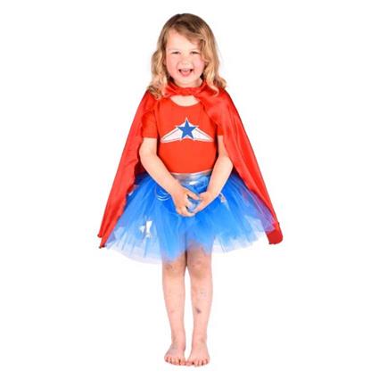 Den Goda Fen Fantasia De Supermulher Infantil