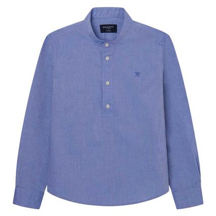 Hackett Camisa De Manga Comprida Chambray Half Placket