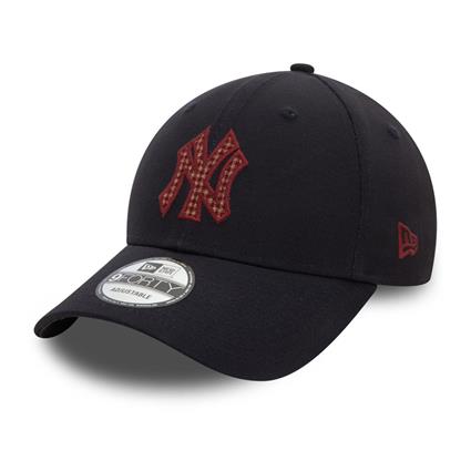 New Era Boné Check Infill 9forty New York Yankees