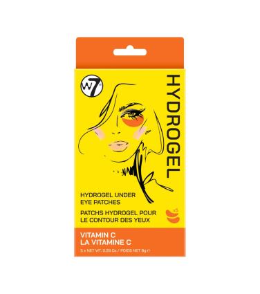 W7 - Adesivos de hidrogel para contorno de olhos com vitamina C
