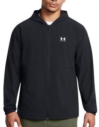 Casaco com capuz Under Armour UA Vibe Woven Windbreaker-BLK